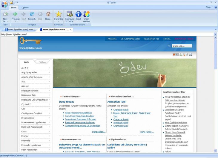 Ietester Programının Anlatılması