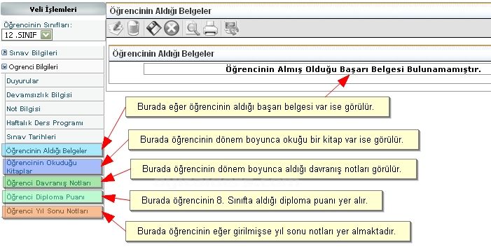 E-okulun Kullanımı Öğrenci - Veli Girişleri